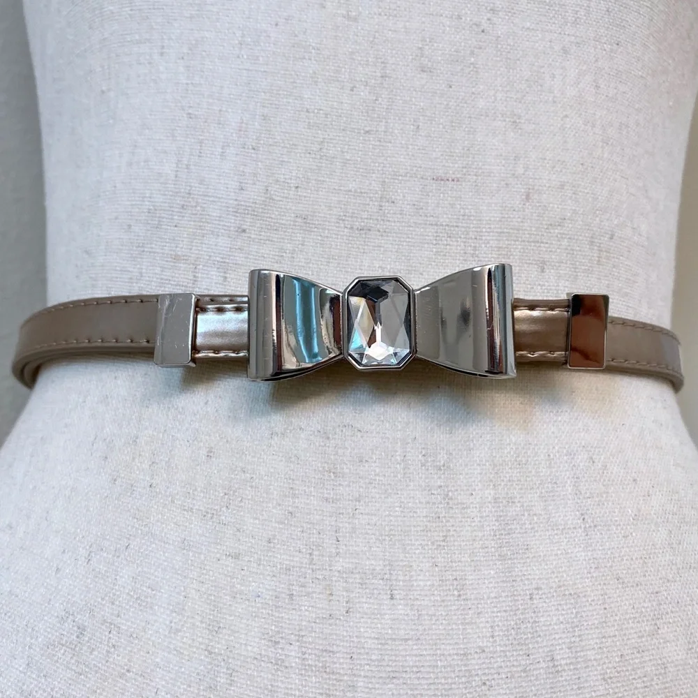 Nude /Tan Belt with Bow